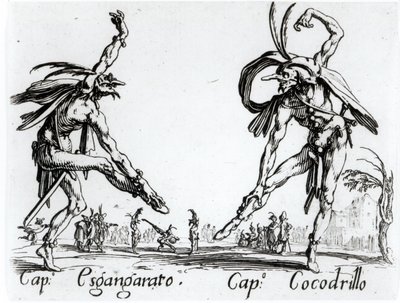 I Balli de Spessanei, oder Le Grande Chasse (Stich) von Jacques Callot